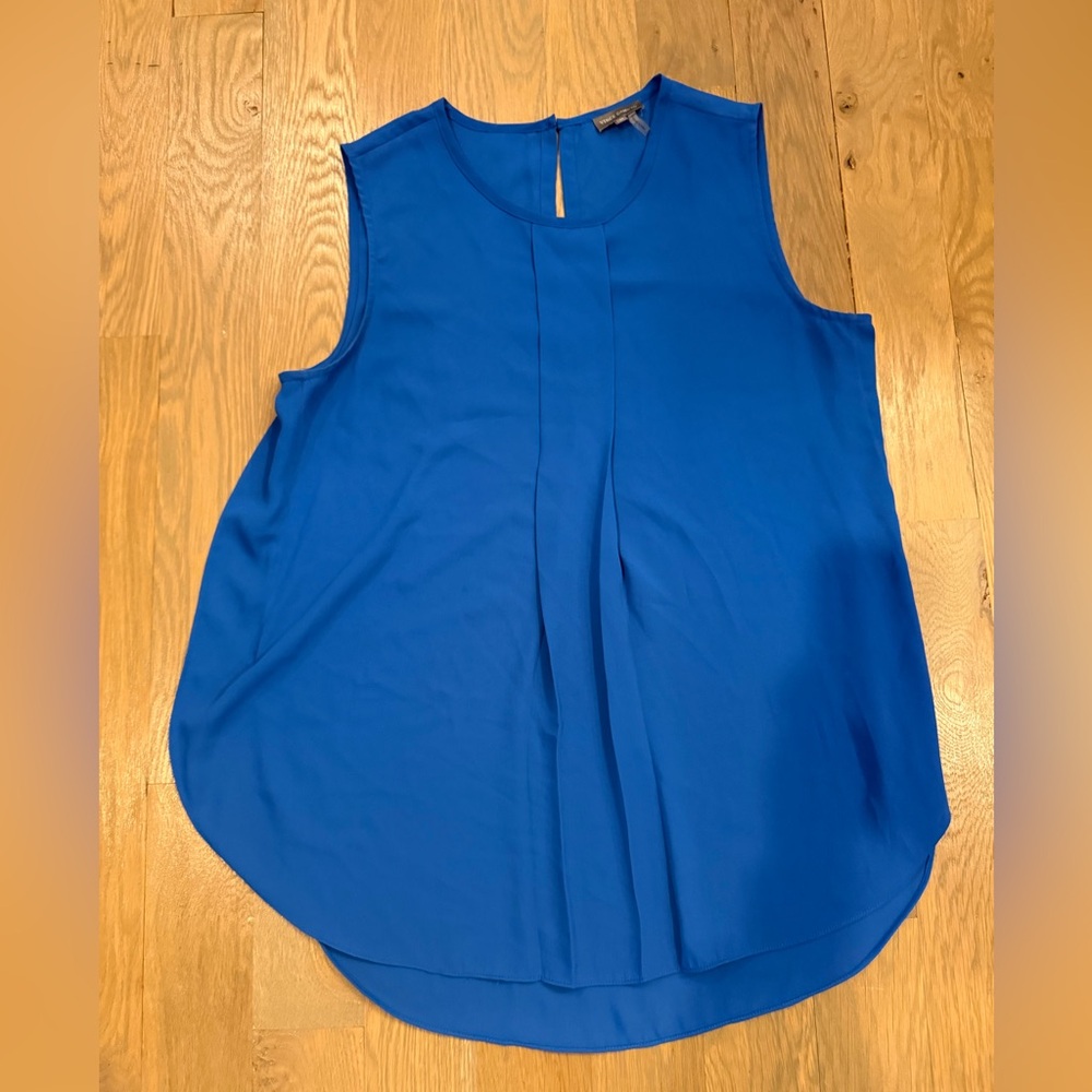 Vince Camuto Vibrant Blue Sleeveless Blouse